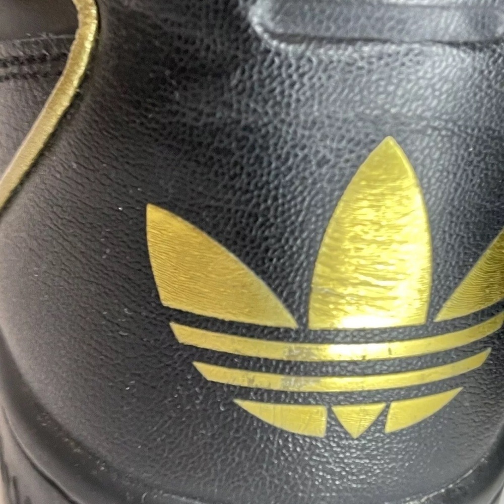Adidas Mens 10 Conductor AR Sneakers Black Gold Basketball Shoes G99951 004001 - Picture 7 of 12